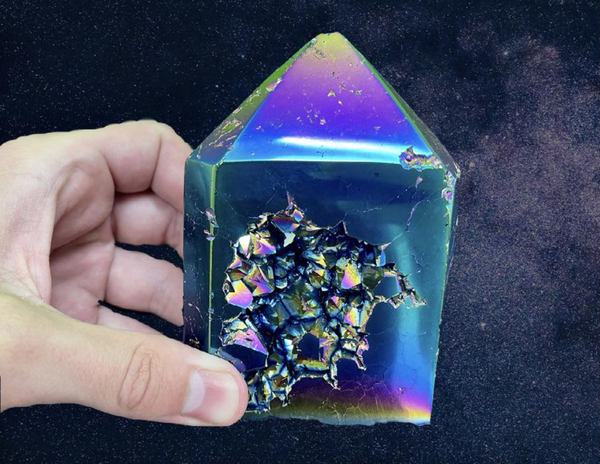 Aura Quartz Crystals