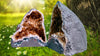 "EVERY DAY IS ABUNDANT" High Quality Citrine Geode Pair 9.75 Crystals CG-53