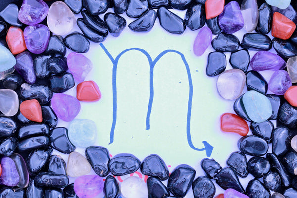 "Scorpio" Zodiac Sign Gemstone Collection Bag