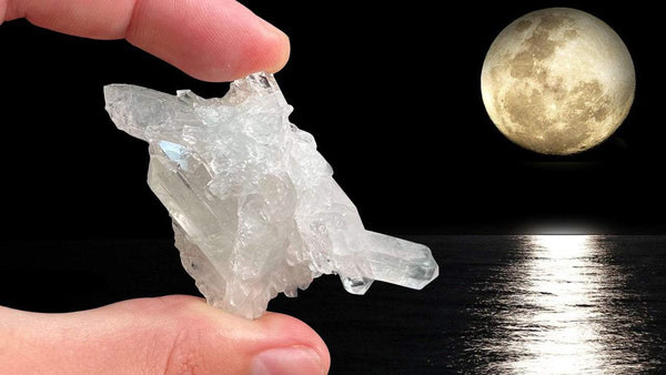 "LITTLE LIGHTNING" Quartz Crystal Cluster Very High Quality