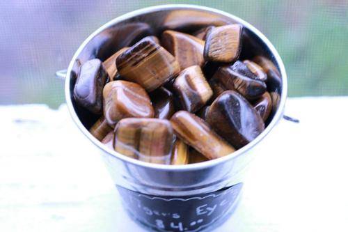 Tiger’s Eye Tumbled Stone-Cosmic Cuts